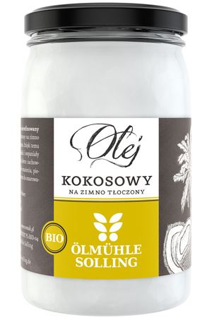 Bio olej kokosowy 250 ml - tłoczony na zimno, nierafinowany